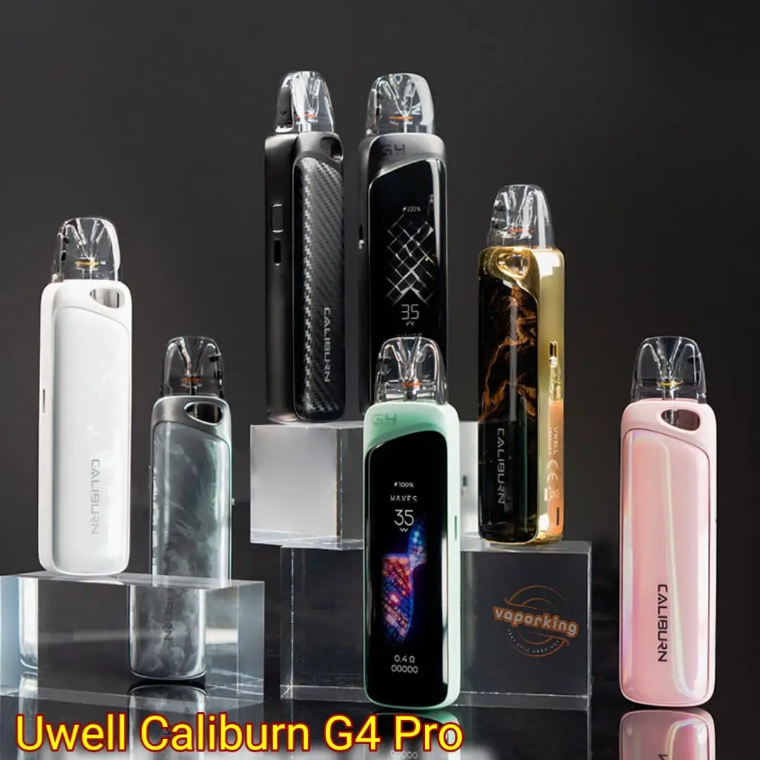 Uwell-Caliburn-G4-Pro-註油主機 Uwell Caliburn G4 Pro 註油主機|全觸控螢幕・1800mAh電池・35W輸出:圖片 1